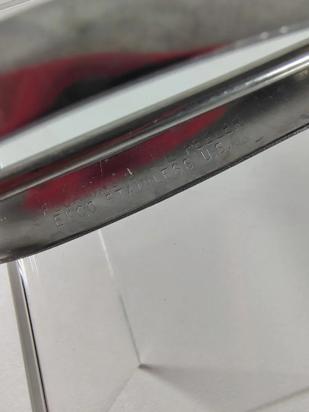 EKCO Floating Blade Peeler, Stainless Steel, 6 in. Vintage U.S.A.
